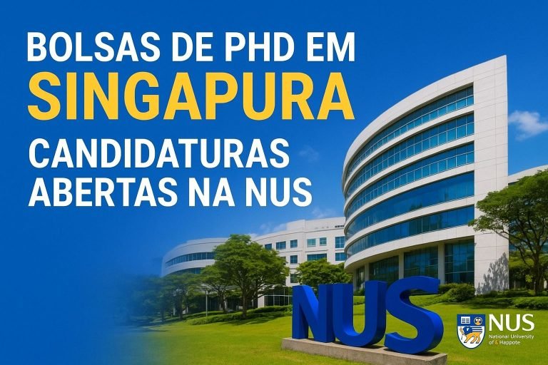 Bolsas de Estudo na Universidade Nacional de Singapura para Estudantes Internacionais!