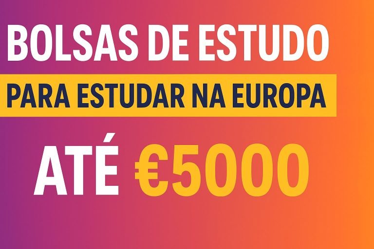 Bolsas de Estudo em Qualquer Universidade da Europa!