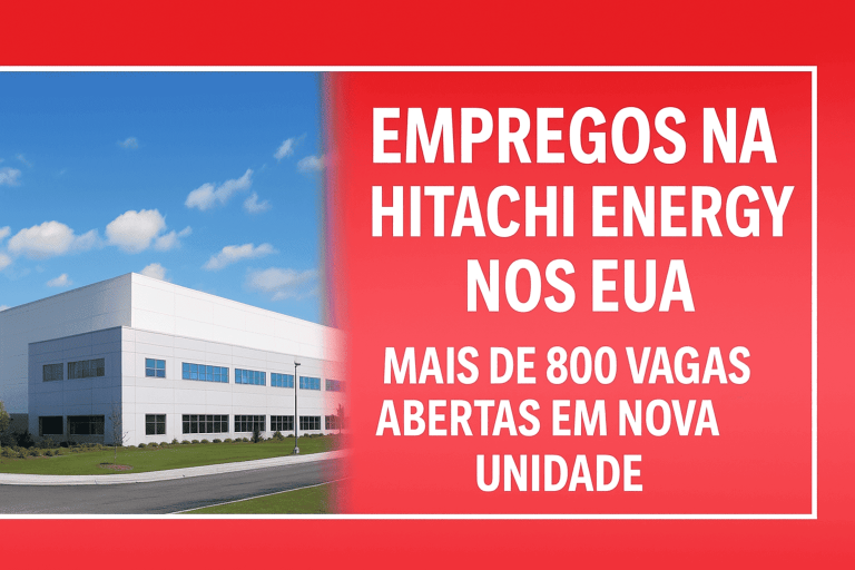 Empregos na Hitachi Energy nos EUA: Mais de 800 Vagas em Nova Unidade!