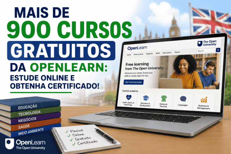 Mais de 900 Cursos Gratuitos da OpenLearn: Estude Online e Obtenha Certificado!