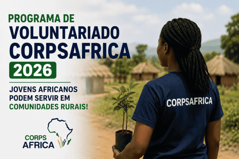 Programa de Voluntariado CorpsAfrica 2026: Jovens Africanos Podem Servir em Comunidades Rurais!