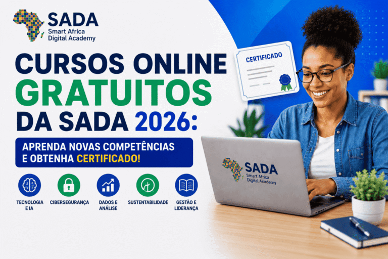 Cursos Online Gratuitos da SADA 2026: Aprenda Novas Competências e Obtenha Certificado!